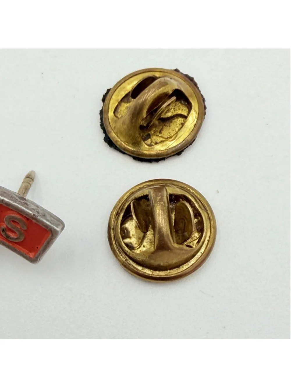 1994 STURGIS Motorcycle Rally Hat Vest Jacket Lapel Pin Red Enamel